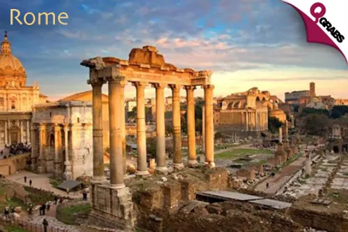 From QR1650 Per Person, Be Romantic in Rome, Italy with Your Choice of Accommodation - Includes Sightseeing Tours! (Up to QR15000 value)